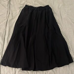 a new day linen blend midi skirt